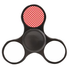 Polka-dots-red White,polkadot Finger Spinner by nateshop