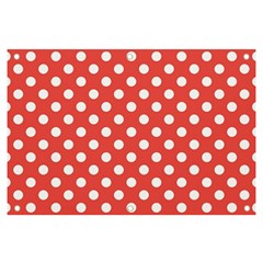 Polka-dots-red White,polkadot Banner And Sign 6  X 4 