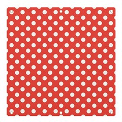 Polka-dots-red White,polkadot Banner And Sign 4  X 4 