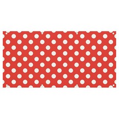 Polka-dots-red White,polkadot Banner And Sign 8  X 4 