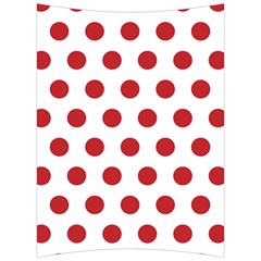 Polka-dots-white Red Back Support Cushion