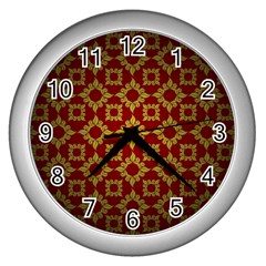 Antique Wall Clock (Silver)