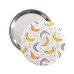 Seamless stylish pattern-with-fresh-yellow-bananas-background 2.25  Handbag Mirrors Front