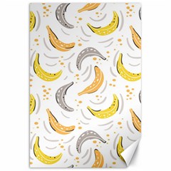 Seamless Stylish Pattern-with-fresh-yellow-bananas-background Canvas 20  X 30  by Wegoenart