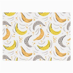 Seamless Stylish Pattern-with-fresh-yellow-bananas-background Large Glasses Cloth by Wegoenart