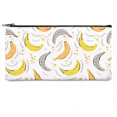 Seamless Stylish Pattern-with-fresh-yellow-bananas-background Pencil Case by Wegoenart