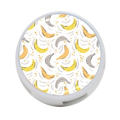 Seamless Stylish Pattern-with-fresh-yellow-bananas-background 4-port Usb Hub (two Sides) by Wegoenart