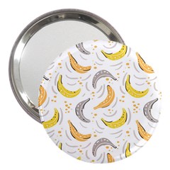 Seamless Stylish Pattern-with-fresh-yellow-bananas-background 3  Handbag Mirrors by Wegoenart