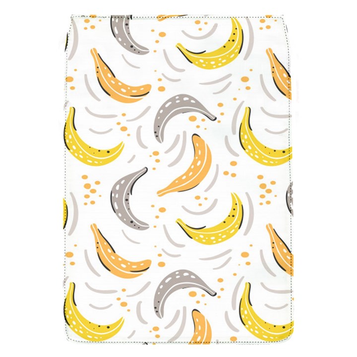 Seamless stylish pattern-with-fresh-yellow-bananas-background Removable Flap Cover (S)