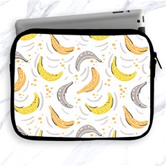 Seamless Stylish Pattern-with-fresh-yellow-bananas-background Apple Ipad 2/3/4 Zipper Cases by Wegoenart