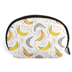 Seamless Stylish Pattern-with-fresh-yellow-bananas-background Accessory Pouch (large) by Wegoenart