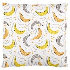 Seamless Stylish Pattern-with-fresh-yellow-bananas-background Standard Flano Cushion Case (two Sides) by Wegoenart