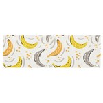 Seamless stylish pattern-with-fresh-yellow-bananas-background Banner and Sign 6  x 2  Front