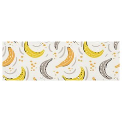 Seamless Stylish Pattern-with-fresh-yellow-bananas-background Banner And Sign 9  X 3  by Wegoenart