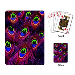 Peacock-feathers Playing Cards Single Design (rectangle) by nateshop