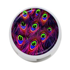 Peacock-feathers 4-port Usb Hub (two Sides) by nateshop