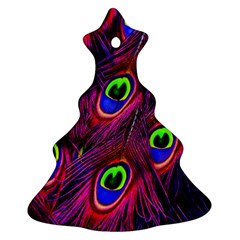 Peacock-feathers Christmas Tree Ornament (two Sides)