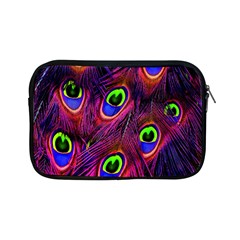 Peacock-feathers Apple Ipad Mini Zipper Cases by nateshop