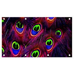 Peacock-feathers Banner And Sign 7  X 4 