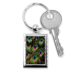 Peacock-army Key Chain (rectangle) by nateshop