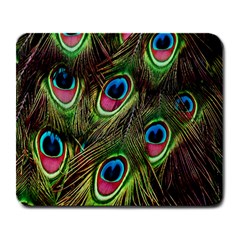 Peacock-army Large Mousepads by nateshop