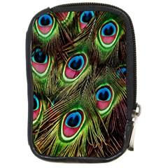 Peacock-army Compact Camera Leather Case by nateshop