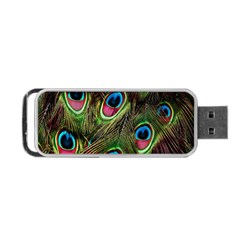 Peacock-army Portable Usb Flash (two Sides) by nateshop