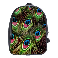 Peacock-army School Bag (xl) by nateshop