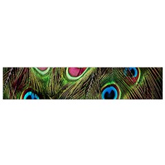 Peacock-army Small Flano Scarf by nateshop