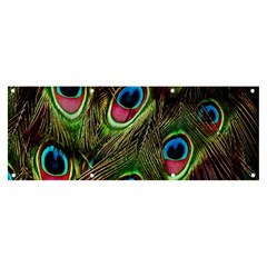 Peacock-army Banner And Sign 8  X 3 