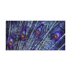 Peacock-feathers-blue Yoga Headband by nateshop