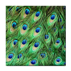 Peacock-green Tile Coaster by nateshop