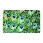 Peacock-green Magnet (Rectangular) Front