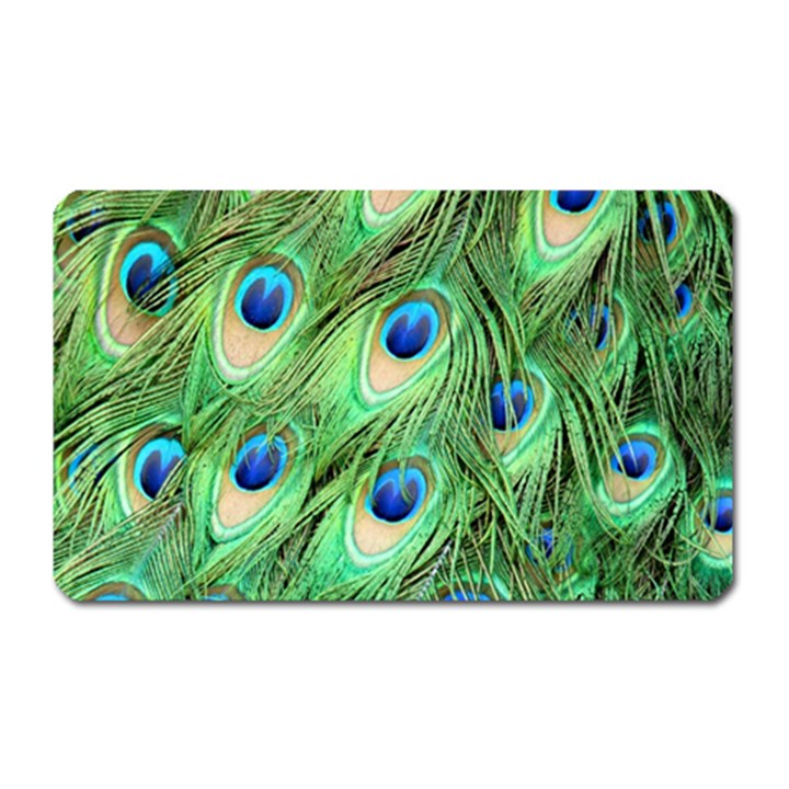 Peacock-green Magnet (Rectangular)