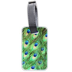 Peacock-green Luggage Tag (two Sides) by nateshop