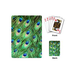 Peacock-green Playing Cards Single Design (mini) by nateshop