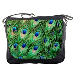 Peacock-green Messenger Bag by nateshop