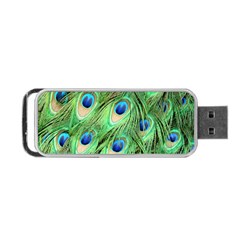 Peacock-green Portable Usb Flash (two Sides) by nateshop