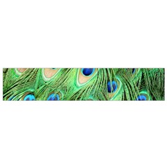 Peacock-green Small Flano Scarf by nateshop