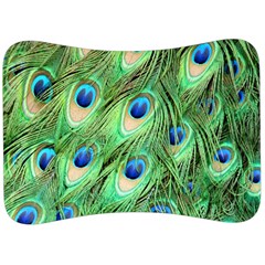 Peacock-green Velour Seat Head Rest Cushion by nateshop