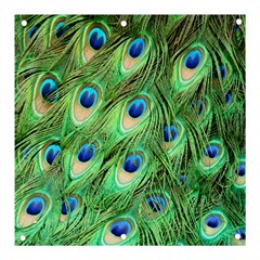 Peacock-green Banner And Sign 3  X 3  by nateshop