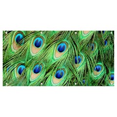 Peacock-green Banner And Sign 8  X 4  by nateshop