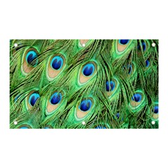 Peacock-green Banner And Sign 5  X 3 