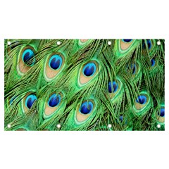 Peacock-green Banner And Sign 7  X 4  by nateshop