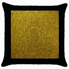 Glitter Throw Pillow Case (black) by nateshop