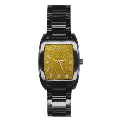 Glitter Stainless Steel Barrel Watch by nateshop