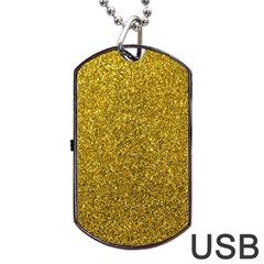 Glitter Dog Tag Usb Flash (one Side) by nateshop