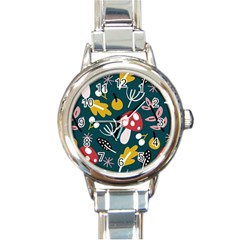 Autumn,mold Round Italian Charm Watch by nateshop