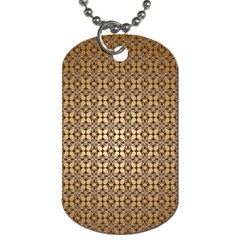 Background-chevron Chocolate Dog Tag (one Side) by nateshop