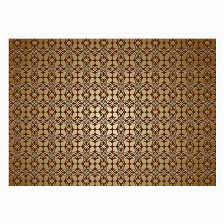 Background-chevron Chocolate Large Glasses Cloth (2 Sides)